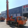 房建地基打樁機 樓房地基基礎(chǔ)鉆孔機 6米8米輪式長螺旋打孔機